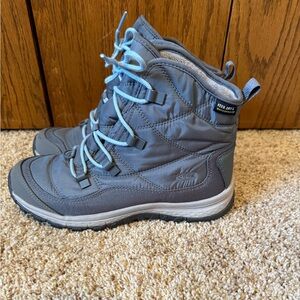 Keen Gray and Blue Winter Boots